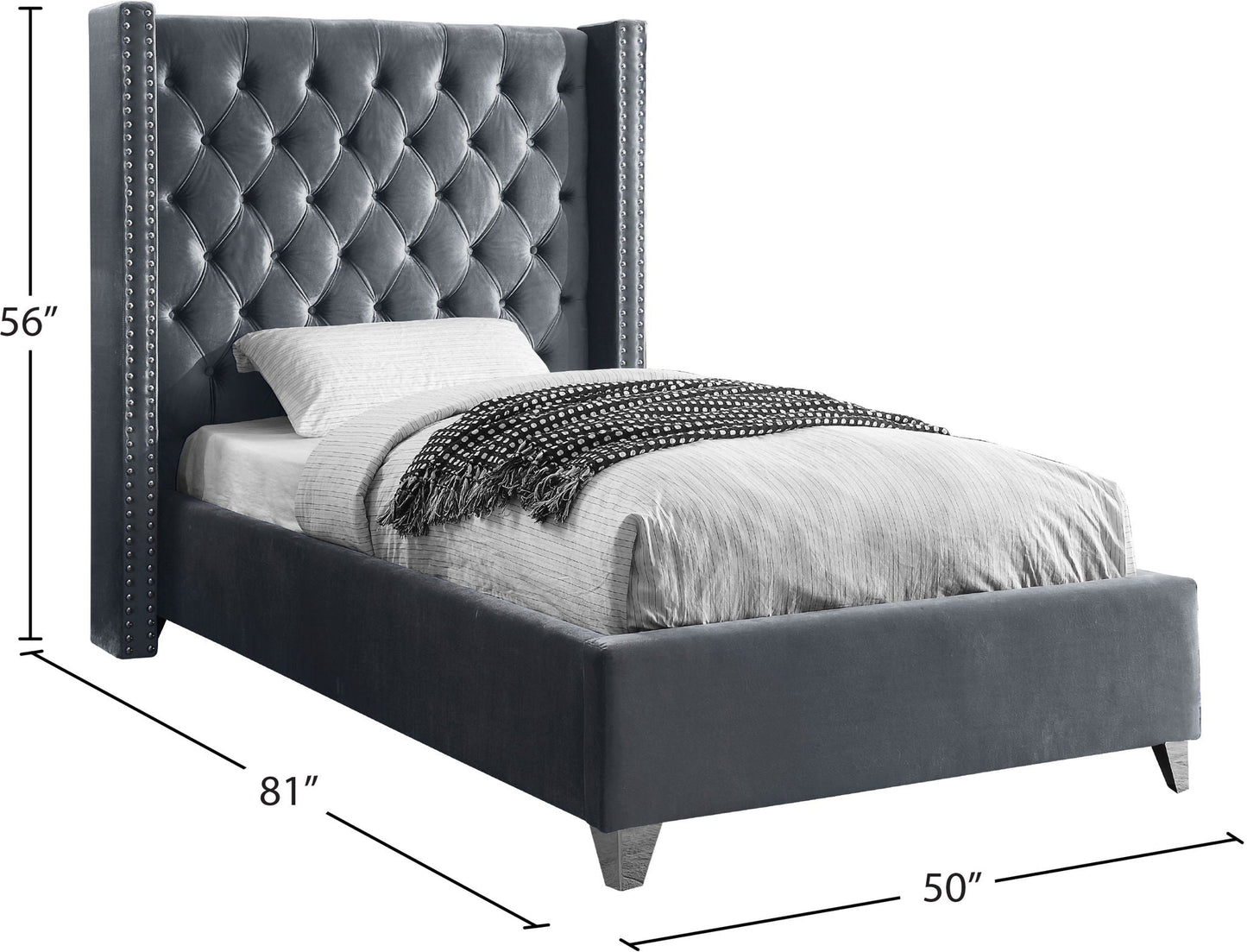 Aiden - Bed, King, Beige