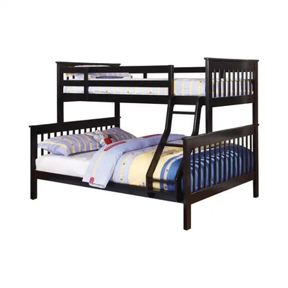Chapman - Wood Bunk Bed, Twin over Full, Black