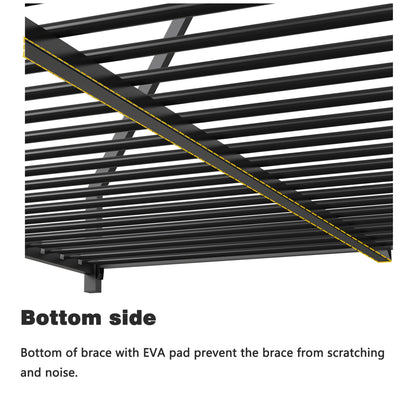 Adam - Full Over Full Bunk Bed - Black