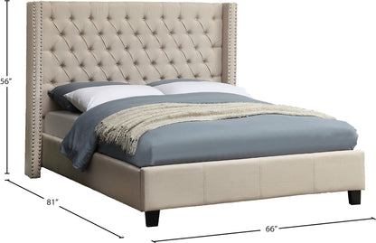 Ashton - Bed, Queen, Beige