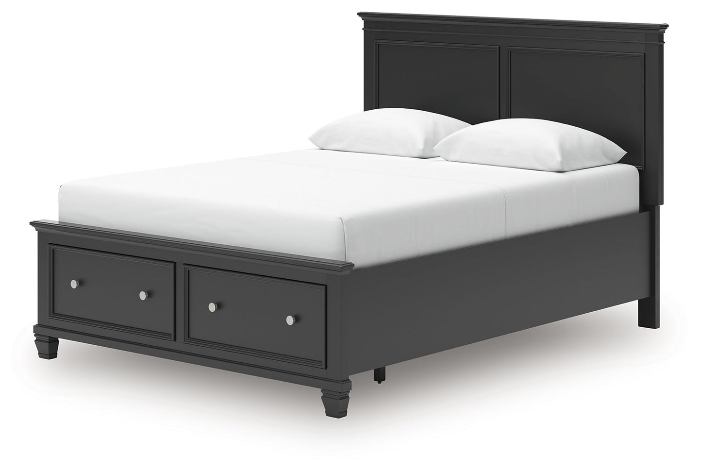 Lanolee - Panel Bed, Queen, Black