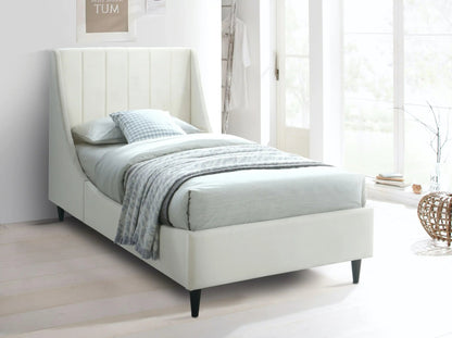 Eva - Velvet Bed, Twin, Green