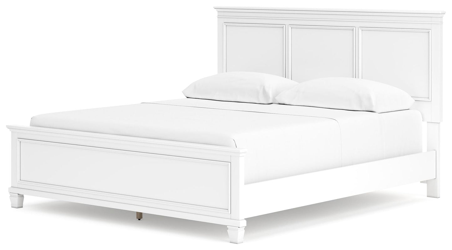 Fortman - Panel Bed, Full, White