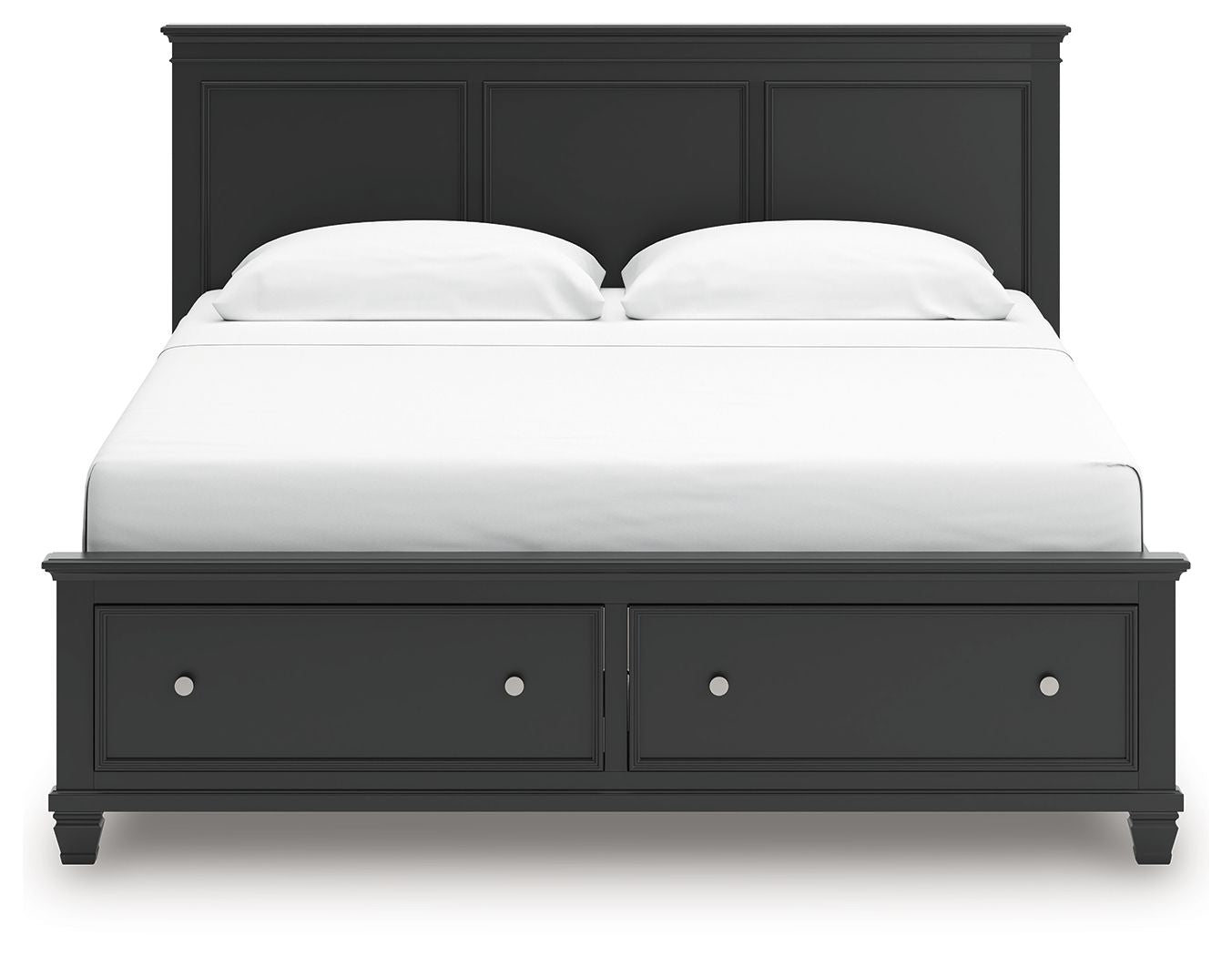 Lanolee - Panel Bed, Queen, Black