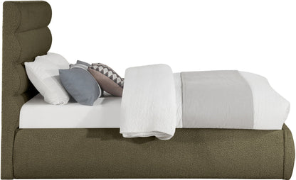 Adam - Boucle Fabric Bed With 52 Headboard