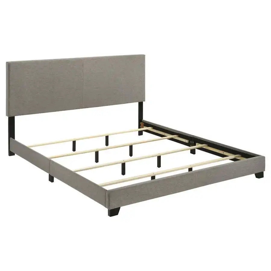 Dorian - Upholstered Panel Bed, Full, Black