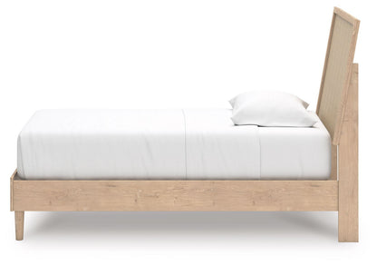 Cielden - Panel Bed, Full, Beige