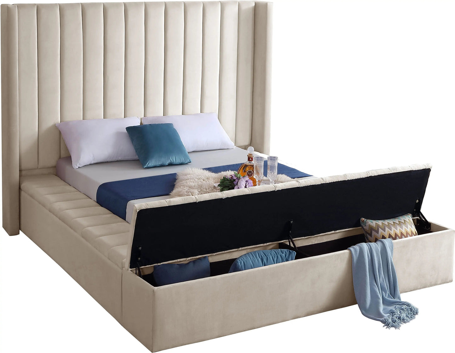 Kiki - Bed, King, Black