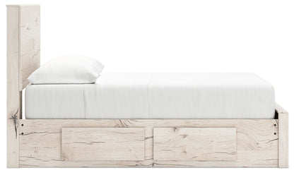 Lawroy - Panel Bed With Storage, Queen, Beige