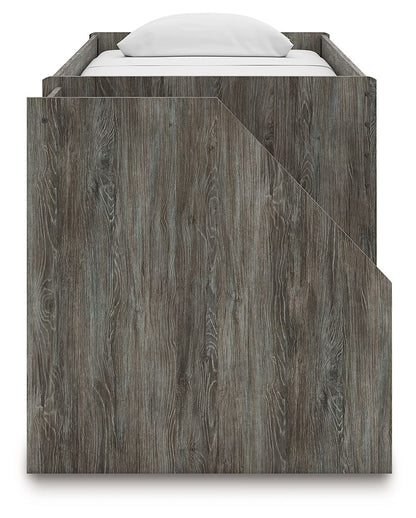 Frandern - Loft Bed, Twin, Gray