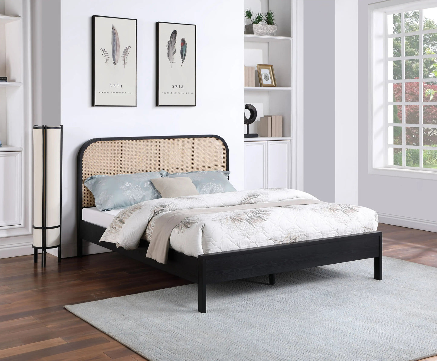Siena - Bed, Full, Black
