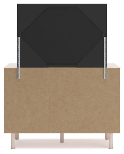 Wistenpine - Dresser And Mirror - Blush