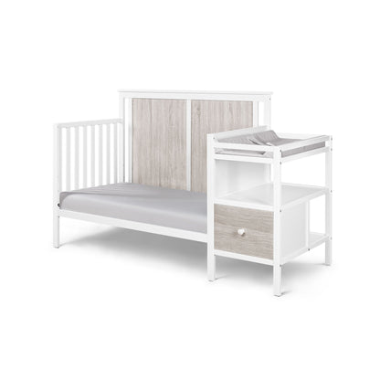 Connelly - 4-in-1 Crib and Changer Combo, White