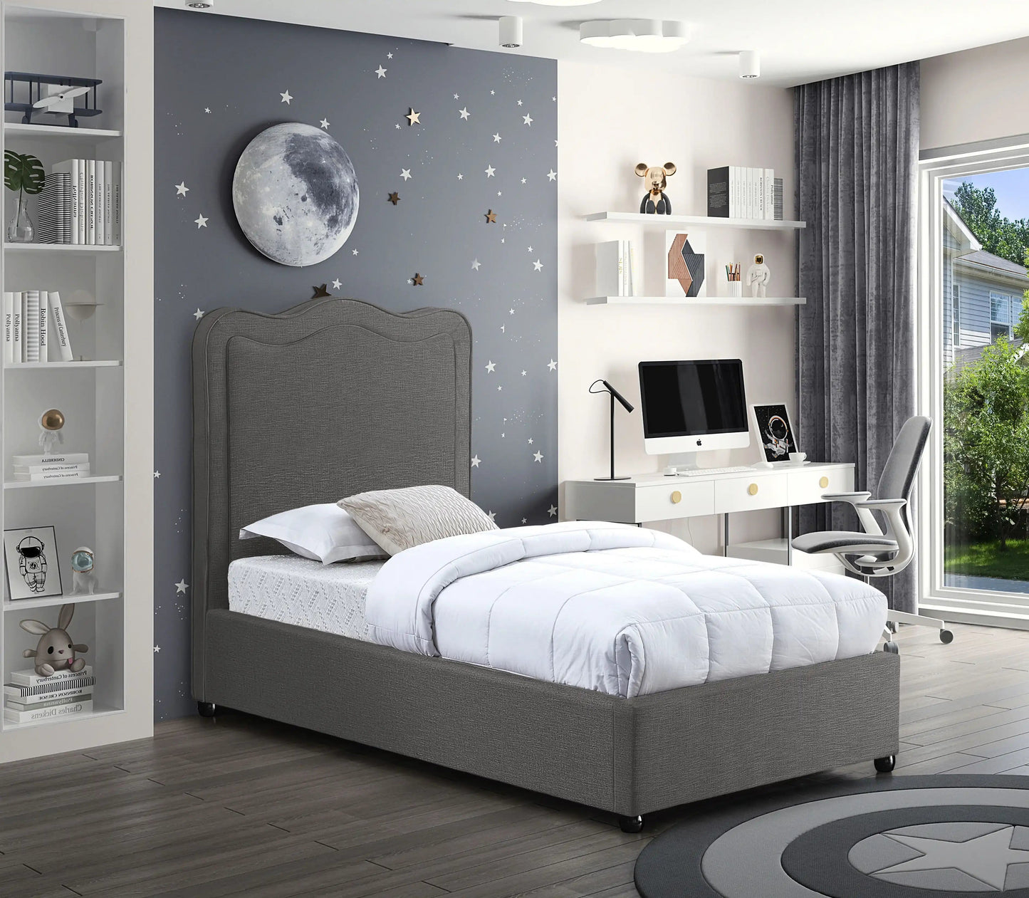 Felix - Bed, Full, Beige