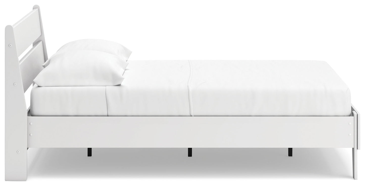 Socalle - Panel Platform Bed, Full, White