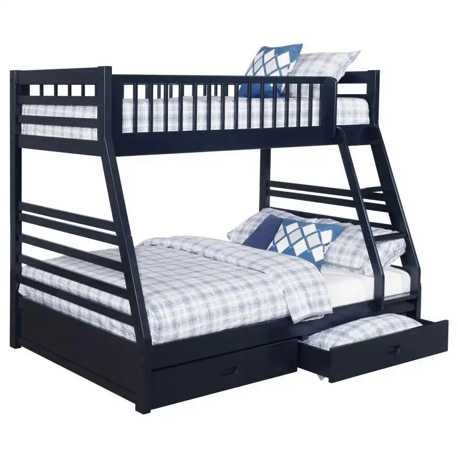 Ashton - 2-Drawer Wood Bunk Bed, White