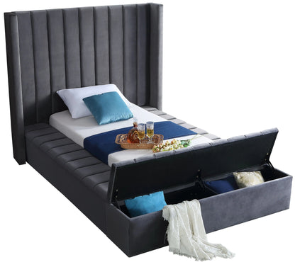 Kiki - Bed, King, Black