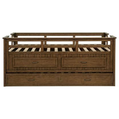 Carlsbad - Wood Captains Bed With Trundle