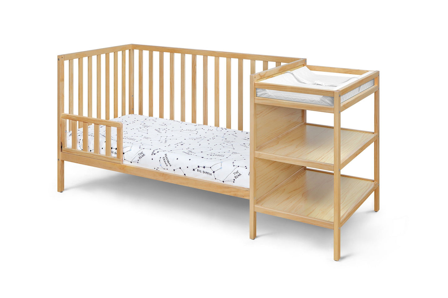 Palmer - 3-in-1 Convertible Crib / Changer Combo, Beige