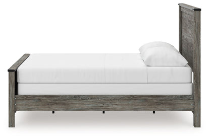 Frandern - Panel Bed, Full, Gray