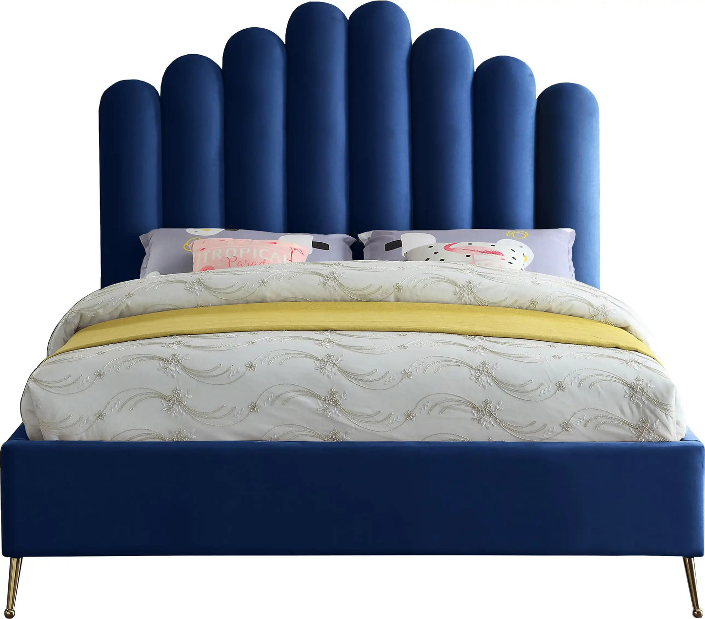 Lily - Bed, King, Blue