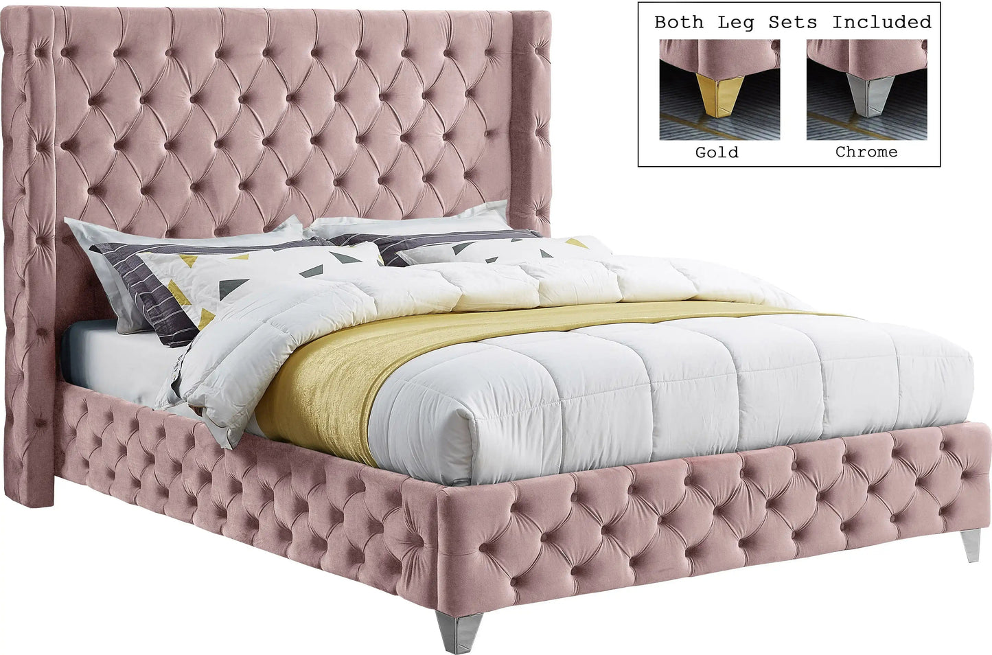 Savan - Bed, Queen, Beige