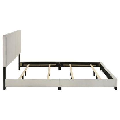 Dorian - Upholstered Panel Bed, Full, Black