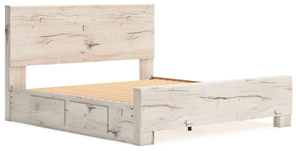 Lawroy - Panel Bed With Storage, Queen, Beige
