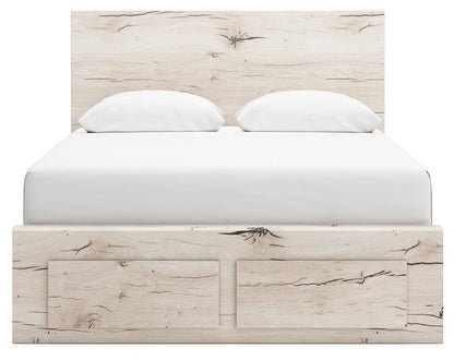 Lawroy - Panel Bed With Storage, Queen, Beige