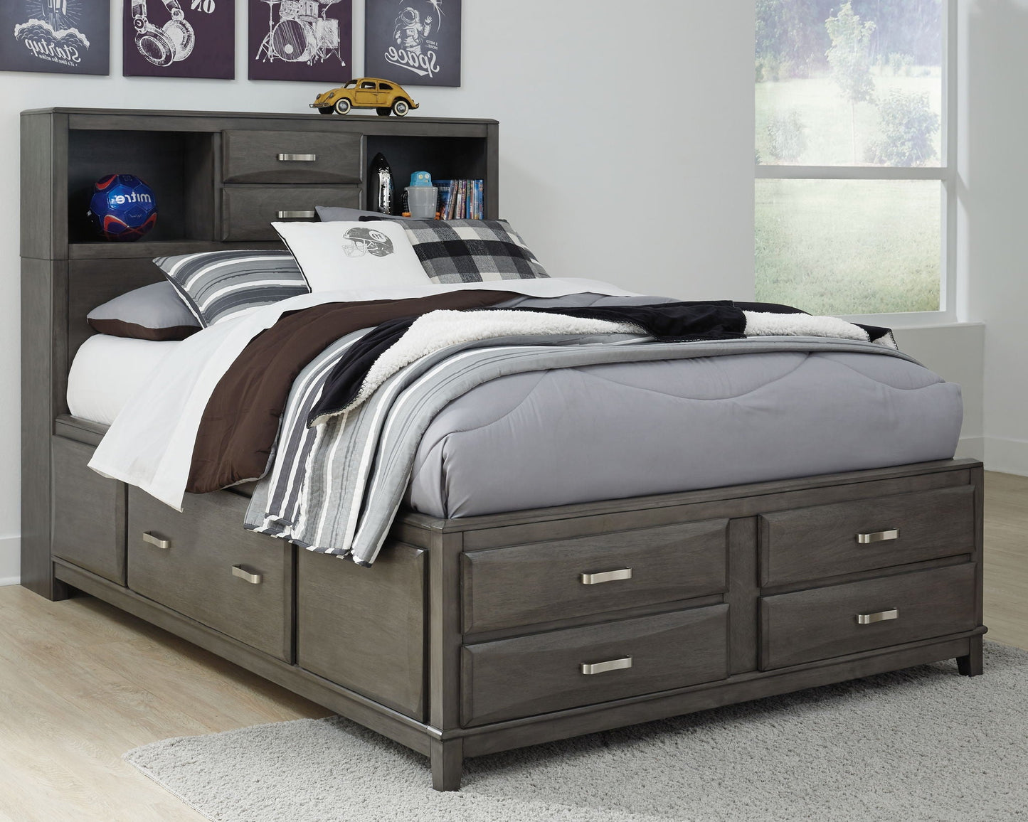 Caitbrook - Storage Bedroom Set, Gray