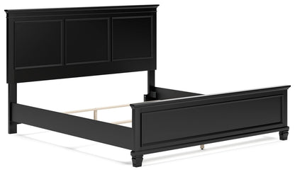 Lanolee - Panel Bed, Queen, Black
