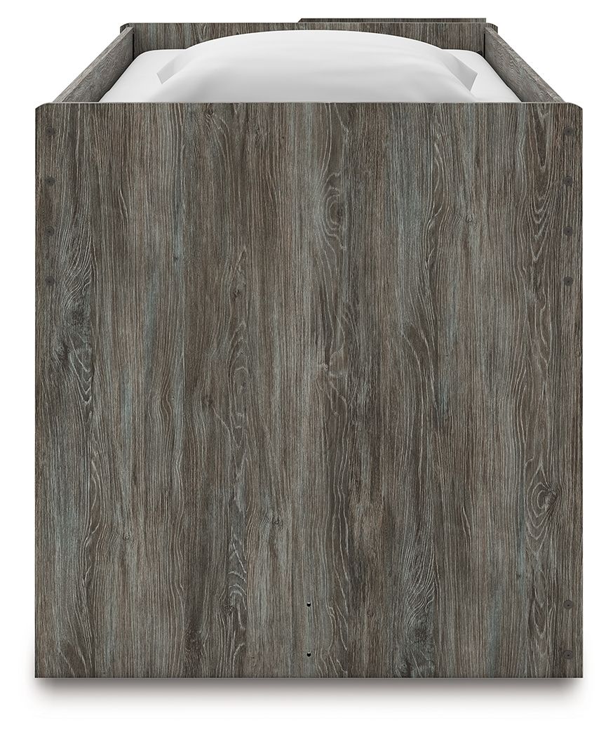 Frandern - Loft Bed, Twin, Gray