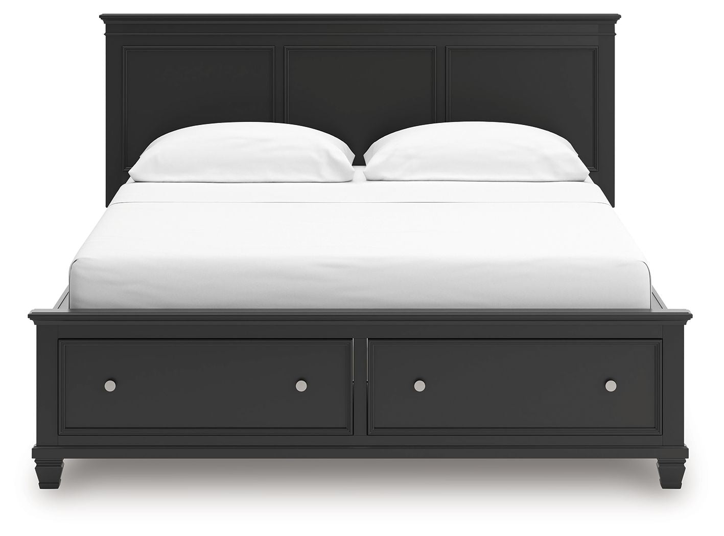 Lanolee - Panel Bed, Queen, Black