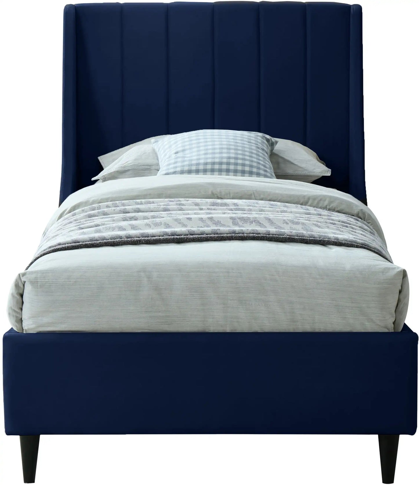 Eva - Velvet Bed, Twin, Green