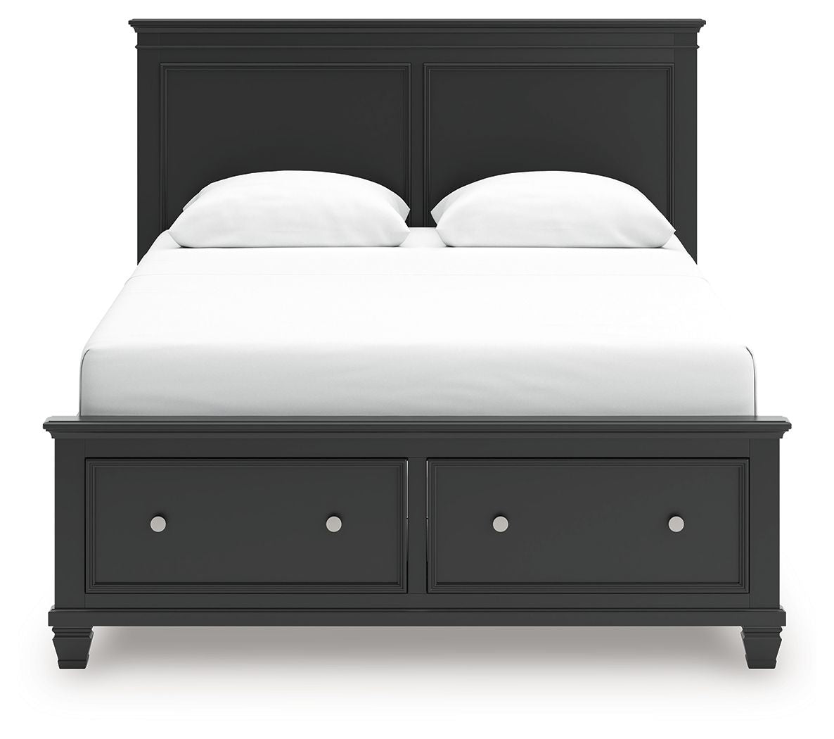 Lanolee - Panel Bed, Queen, Black