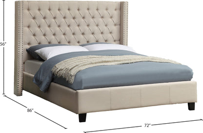 Ashton - Bed, Queen, Beige