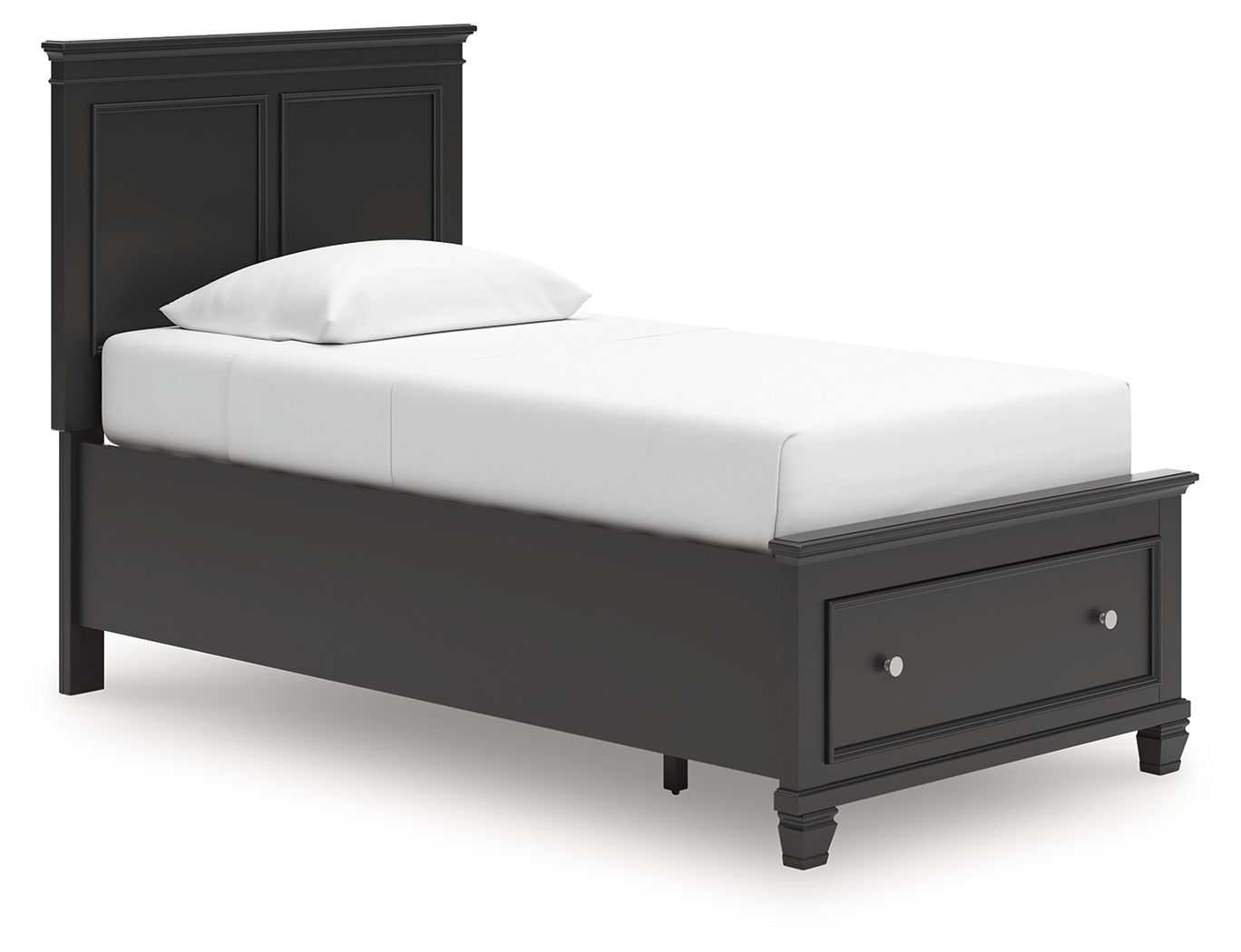 Lanolee - Panel Bed, Queen, Black
