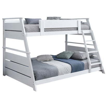 Holden - Wood Veneer Bunk Bed, Twin over Full, White