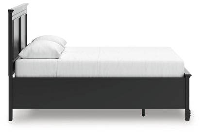 Lanolee - Panel Bed, Queen, Black