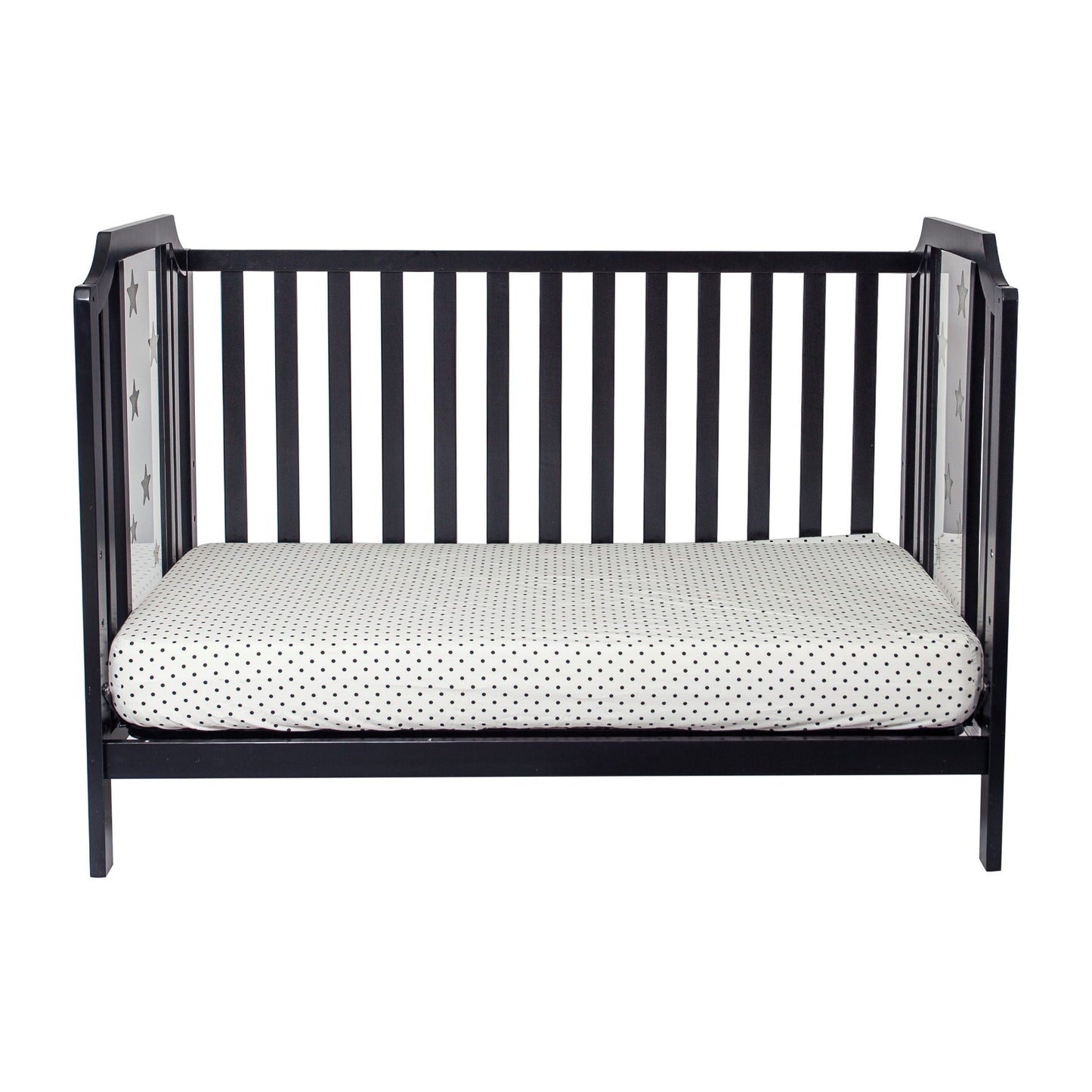 Celeste - 3-in-1 Convertible Island Crib, Black