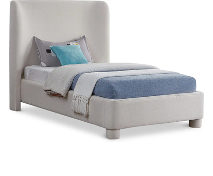 Penny - Polyester Fabric Bed, Full, Beige