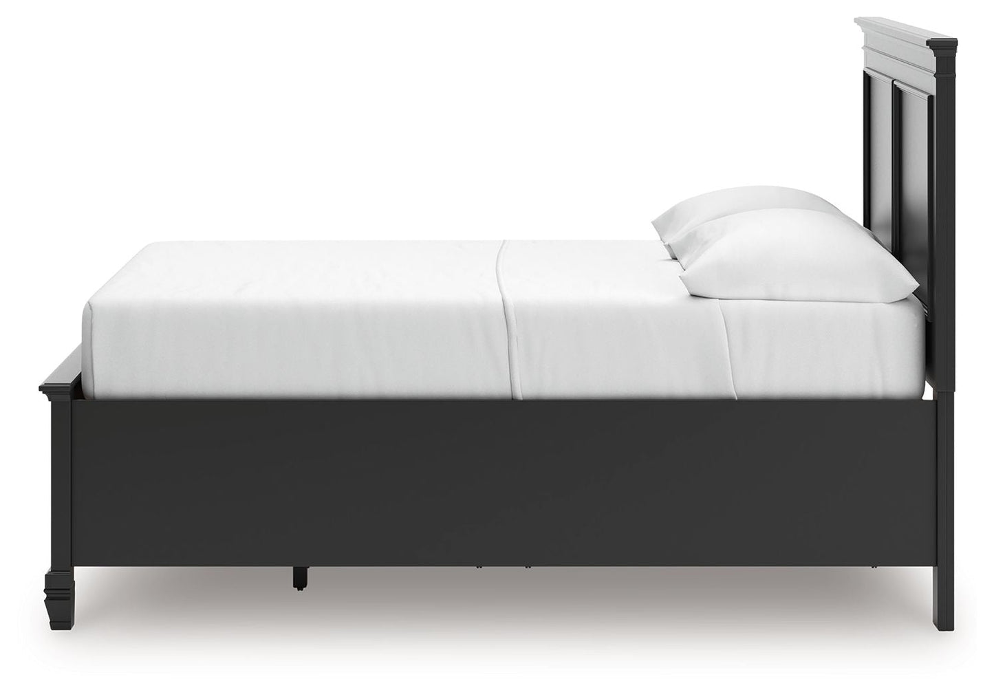 Lanolee - Panel Bed, Queen, Black