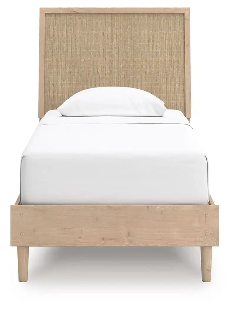 Cielden - Panel Bed, Full, Beige