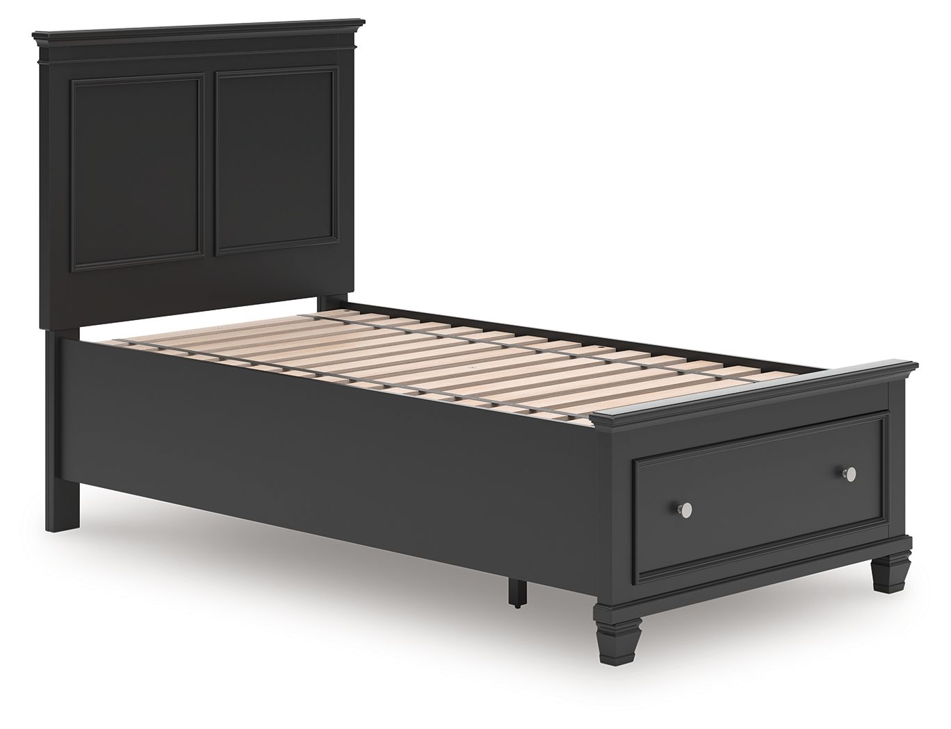 Lanolee - Panel Bed, Queen, Black