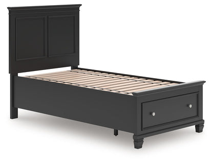 Lanolee - Panel Bed, Queen, Black