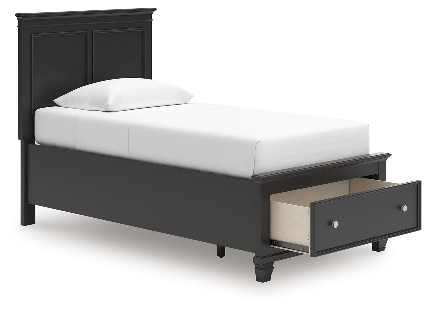 Lanolee - Panel Bed, Queen, Black
