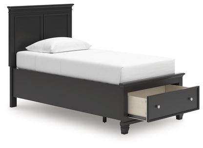 Lanolee - Panel Bed, Queen, Black