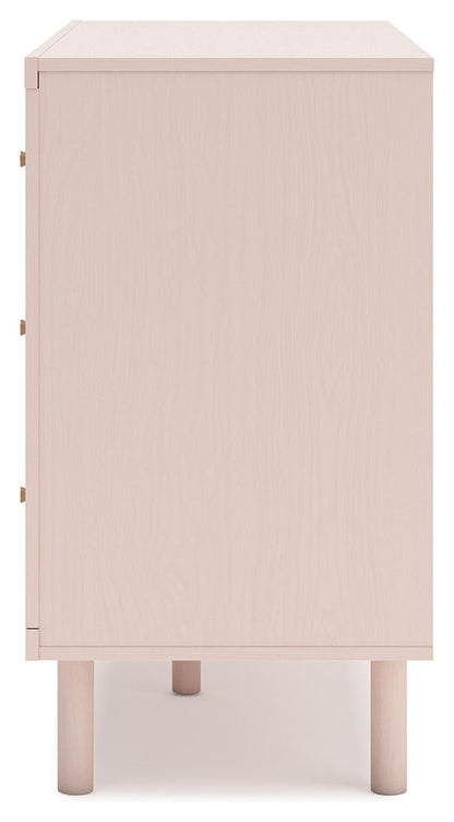Wistenpine - Six Drawer Dresser - Blush