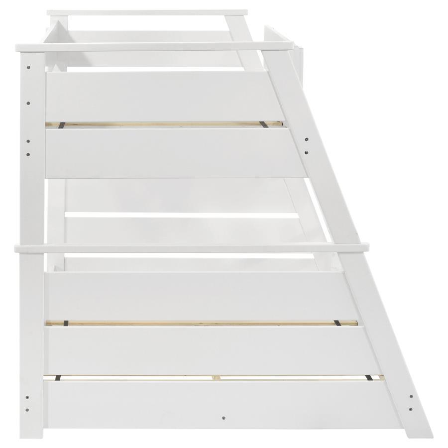 Holden - Wood Veneer Bunk Bed, Twin over Full, White