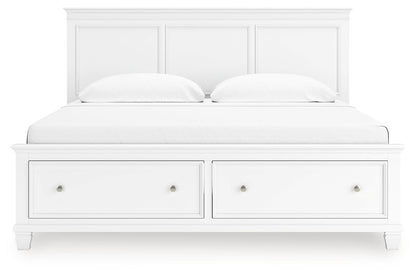 Fortman - Panel Bed, Full, White